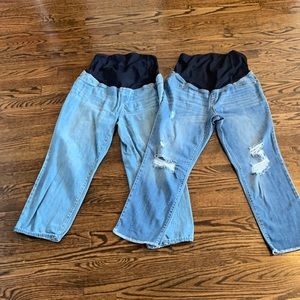 Full panel maternity jeans